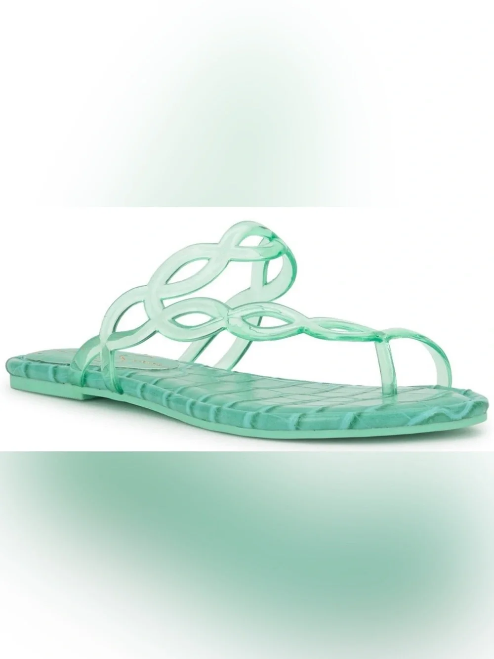 Jessica Simpson Aloni Jelly sandals in summer seafoam